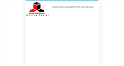 Desktop Screenshot of internationalmovingcenter.com